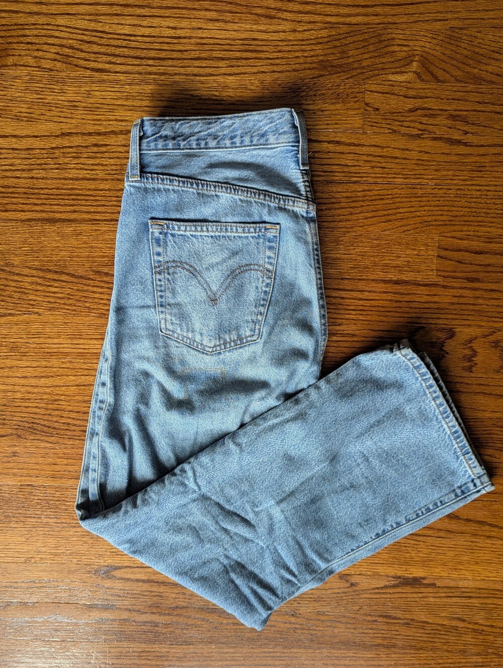 Levi's premium ribcage straight ankle jeans 31